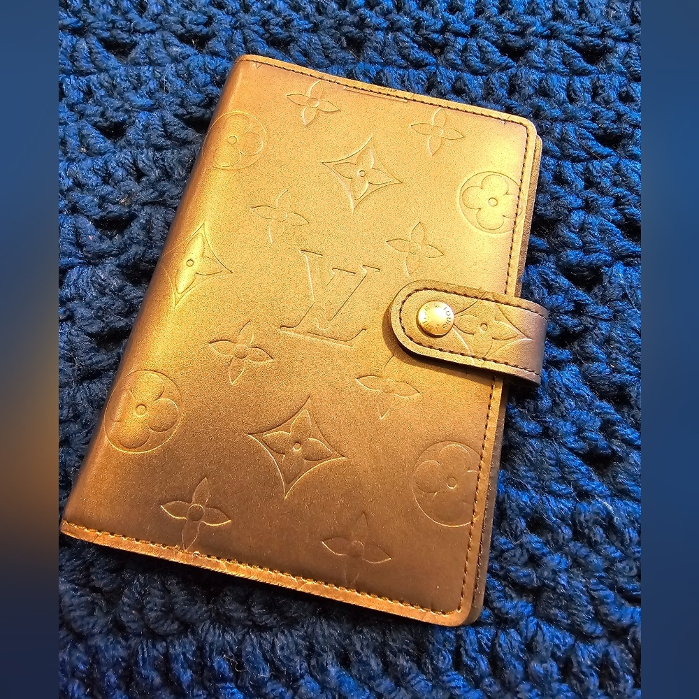 LOUIS VUITTON Agenda Matte Vernice size 16